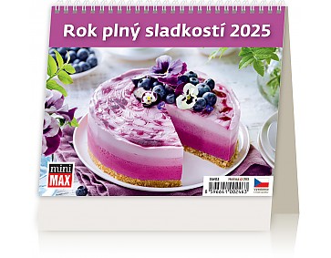 Stolní kalendář 2025 Kalendář Rok plný sladkostí