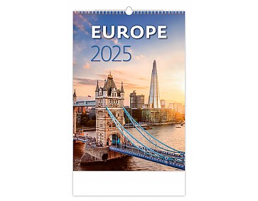 Nástěnný kalendář 2025 Kalendář Europe