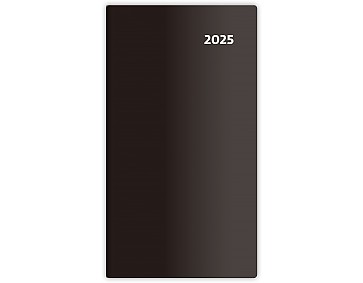 Helma 365 Kapesní diář čtrnáctidenní 2025 - Torino - černá