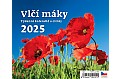 Stolní kalendář 2025 Plánovací kalendář Vlčí máky