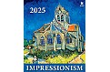 Nástěnný kalendář 2025 Kalendář Impressionism