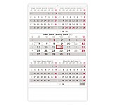 Nástěnný kalendář 2025 Pětiměsíční kalendář šedý